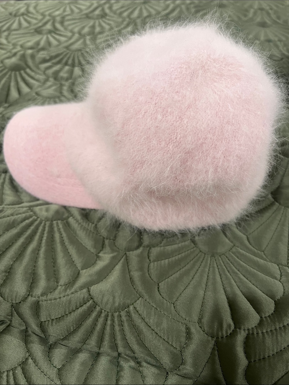 Angora Y2K cap elastic headband